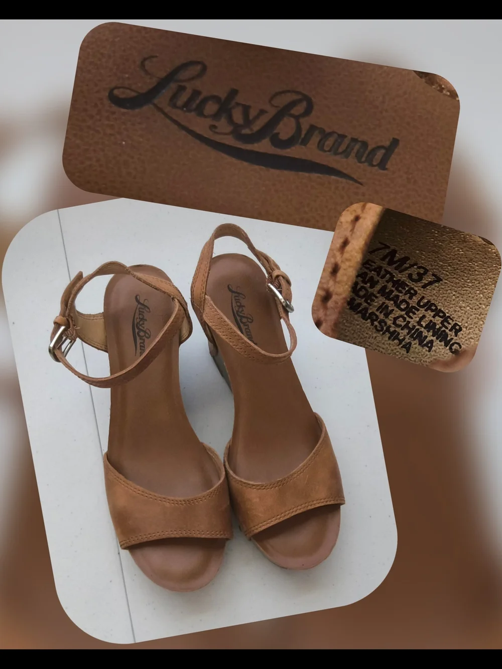 Lucky Brand tan leather